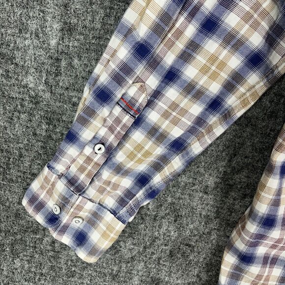 Tommy Hilfiger Shirt Mens Extra Large Button-Down Long-Sleeve Custom Fit‎ Plaid - Picture 7 of 14